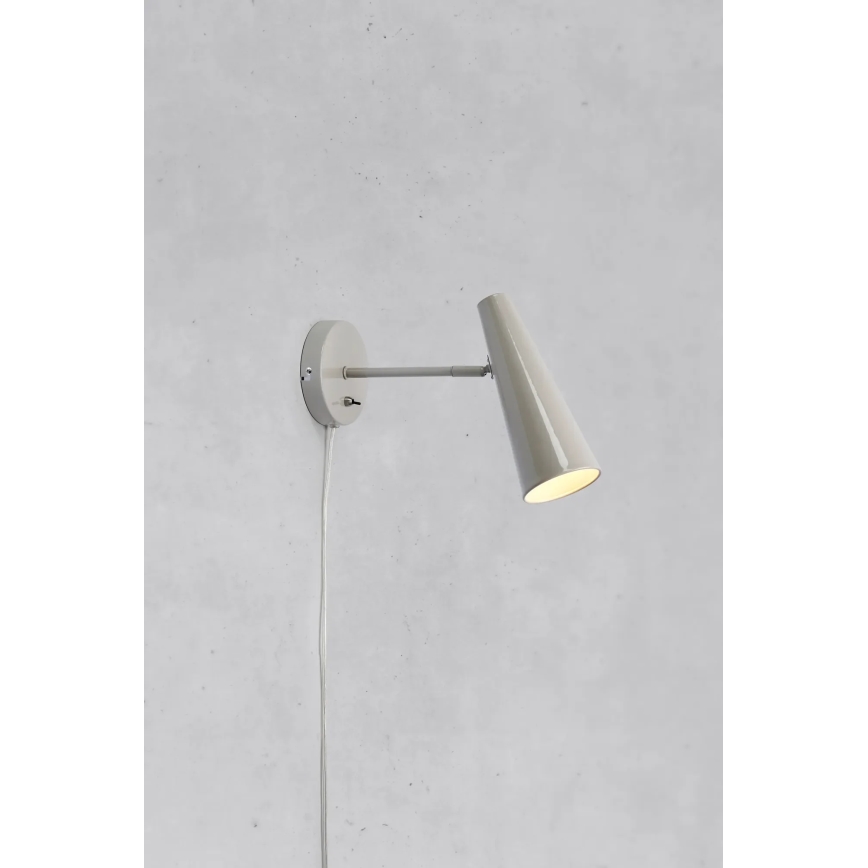 Markslöjd 108992 - Aplică de perete PEAK 1xE14/40W/230V gri