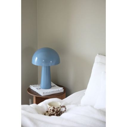 Markslöjd 108994 - Lampă de masă MANTAR 1xE14/40W/230V albastră