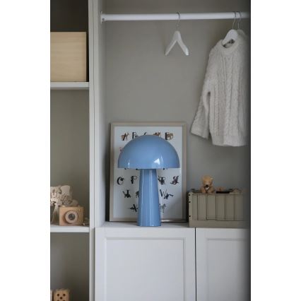 Markslöjd 108994 - Lampă de masă MANTAR 1xE14/40W/230V albastră