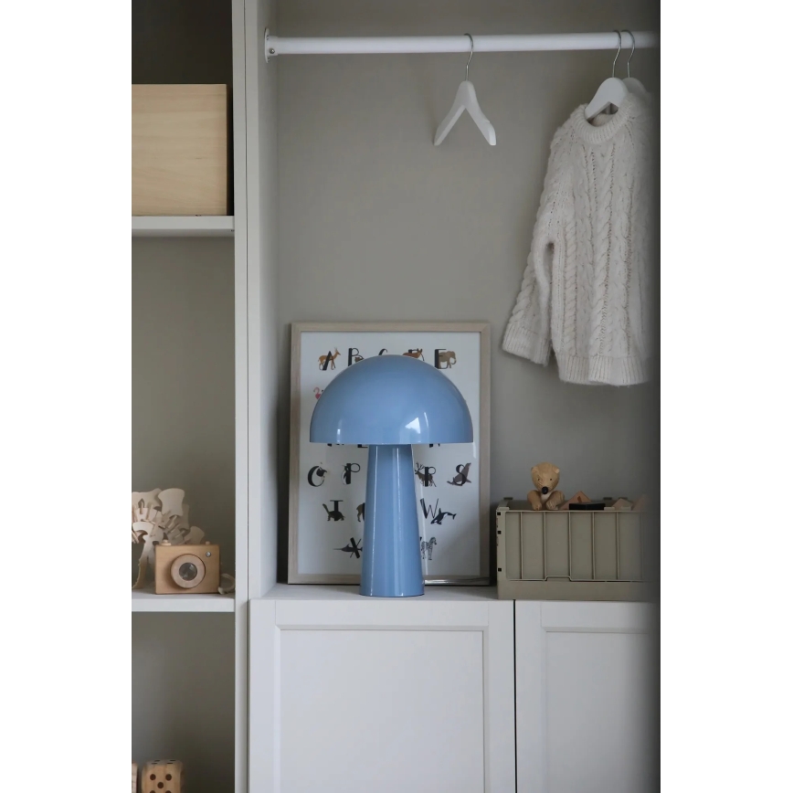 Markslöjd 108994 - Lampă de masă MANTAR 1xE14/40W/230V albastră