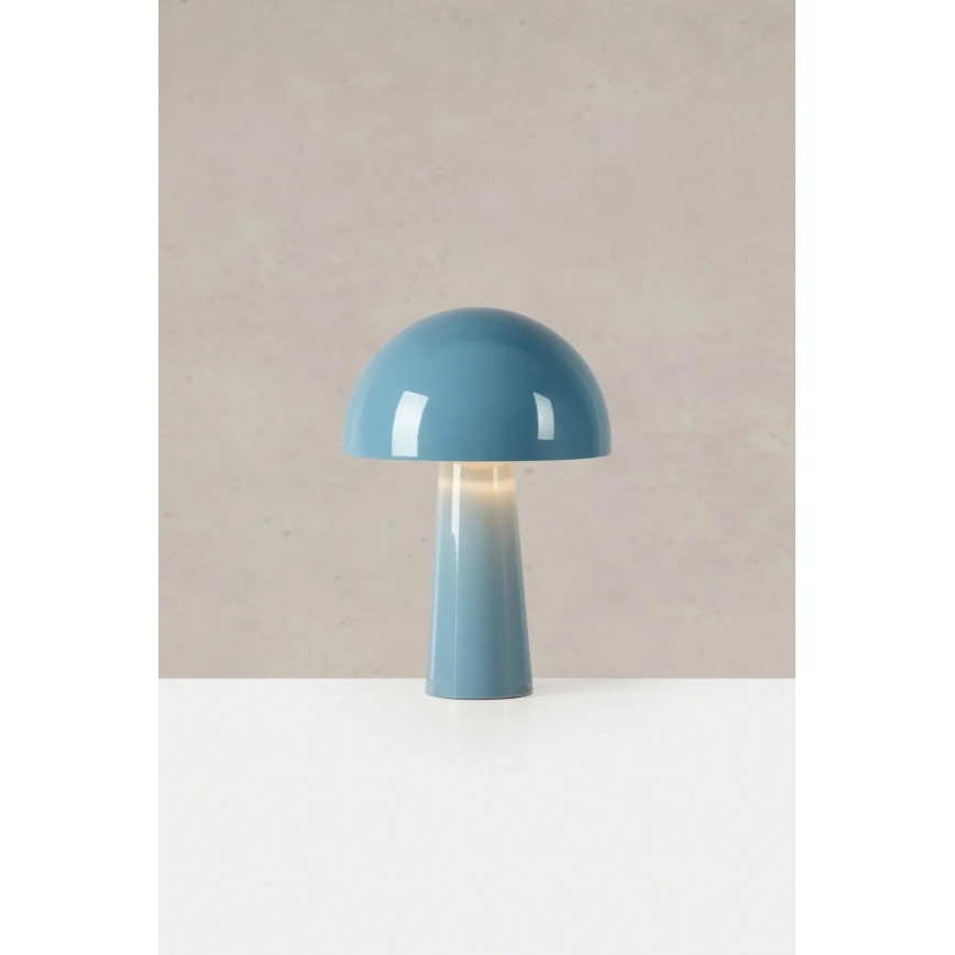 Markslöjd 108994 - Lampă de masă MANTAR 1xE14/40W/230V albastră