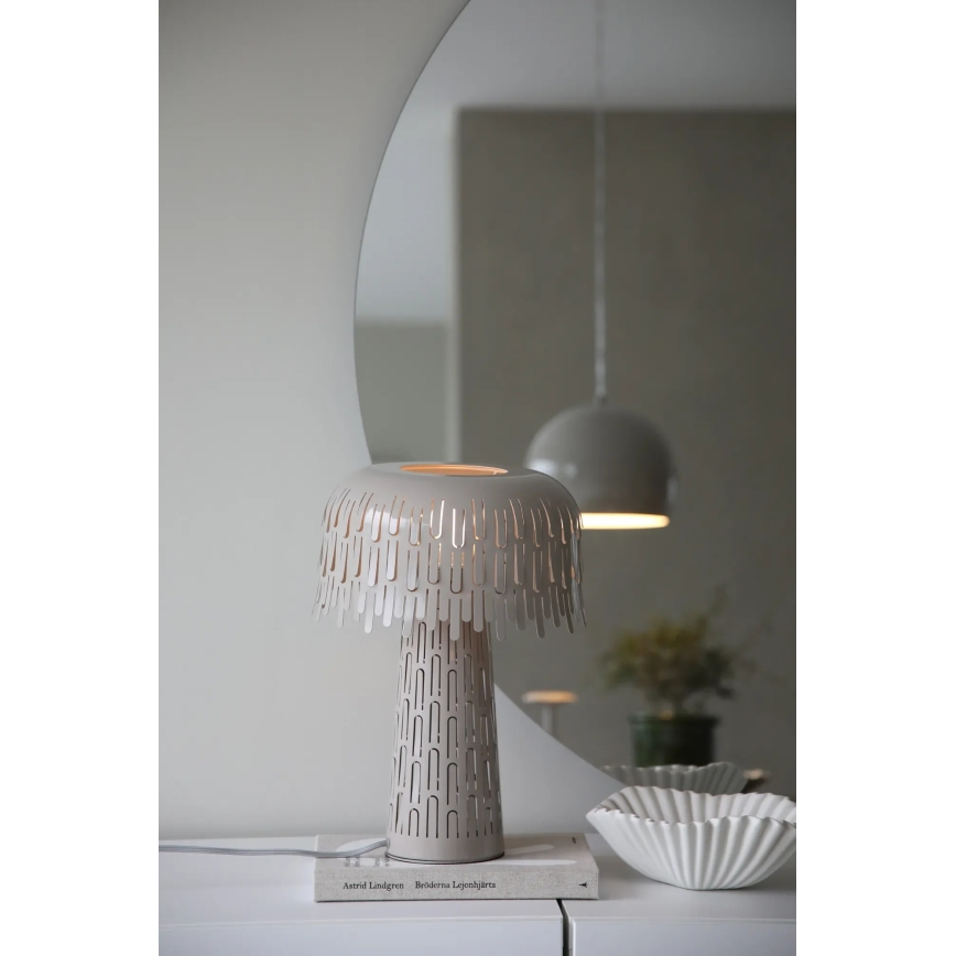 Markslöjd 109005 - Lampă de masă VERBERA 1xE14/40W/230V gri