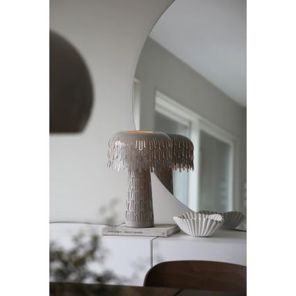 Markslöjd 109005 - Lampă de masă VERBERA 1xE14/40W/230V gri