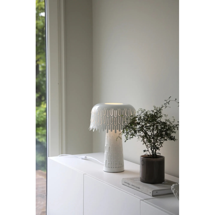 Markslöjd 109006 - Lampă de masă VERBERA 1xE14/40W/230V albă