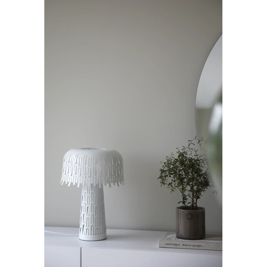 Markslöjd 109006 - Lampă de masă VERBERA 1xE14/40W/230V albă