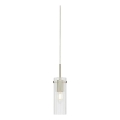 Markslöjd 109013 - Pendul pe cablu TIBIA 1xE14/40W/230V sticlă transparentă/alamă