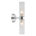Markslöjd 109027 - Aplică de perete pentru baie RIMINI, 2x G9/20W/230V, IP44, crom lucios