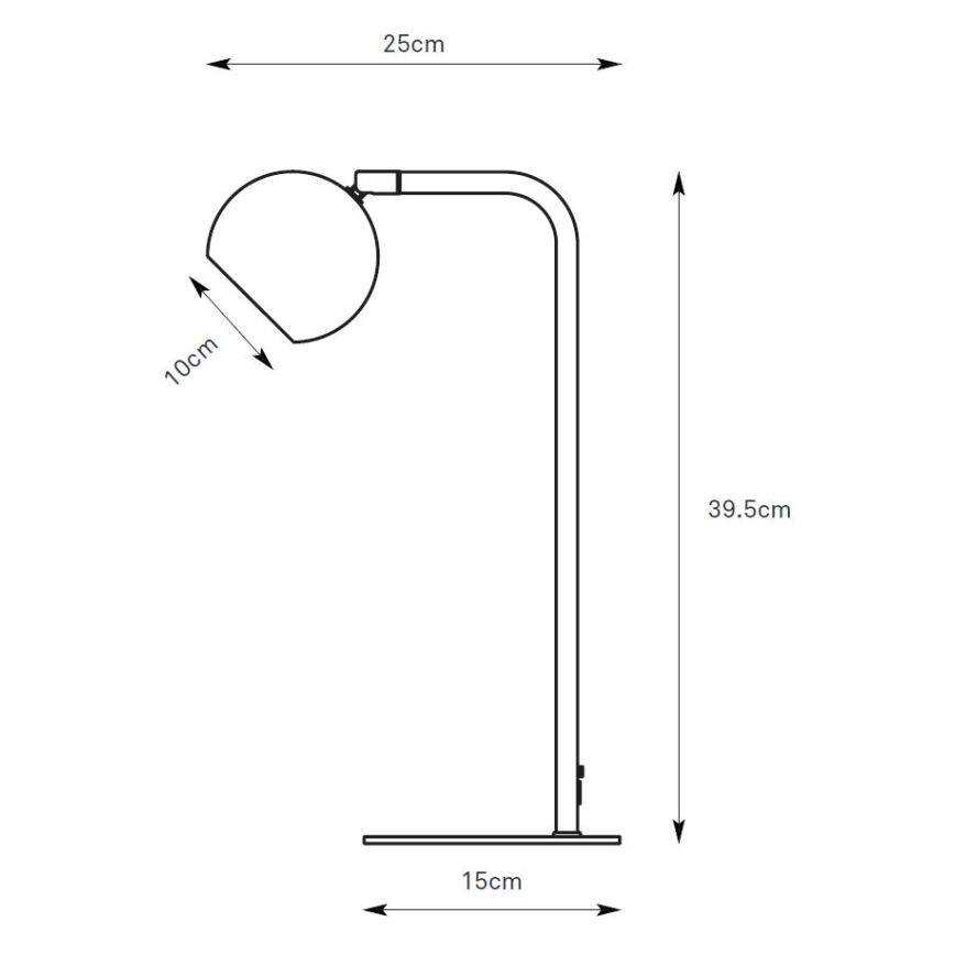 Markslöjd 109034 - Lampă de masă POP, 1xGU10/7W/230V, verde