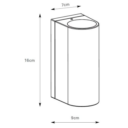 Markslöjd 109112 - Aplica de exterior reglabilă cu LED ALOR, 2xLED/4,9W/230V, IP65, argintie