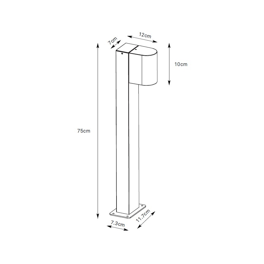 Markslöjd 109113 - Lampă LED de exterior dimmabilă ALOR LED/4,9W/230V IP65 neagră