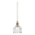 Markslöjd 109136 - Pendul pe cablu GOTA 1xE14/40W/230V Ø 13 cm alamă/sticlă transparentă