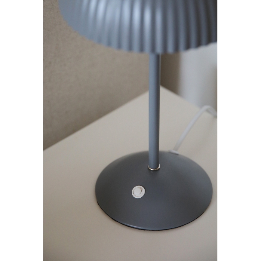 Markslöjd 109139 - Lampă de masă ZIN 2xG9/20W/230V gri