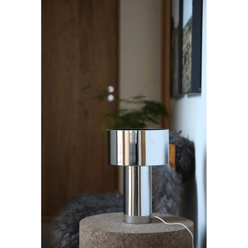 Markslöjd 109144 - Lampă de masă CORIN 1xE27/60W/230V crom lucios