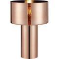 Markslöjd 109146 - Lampă de masă CORIN 1xE27/60W/230V aur roz