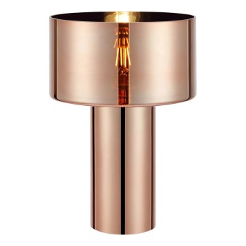 Markslöjd 109146 - Lampă de masă CORIN 1xE27/60W/230V aur roz