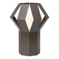 Markslöjd 109148 - Lampă de masă OCTA 1xE27/60W/230V maro