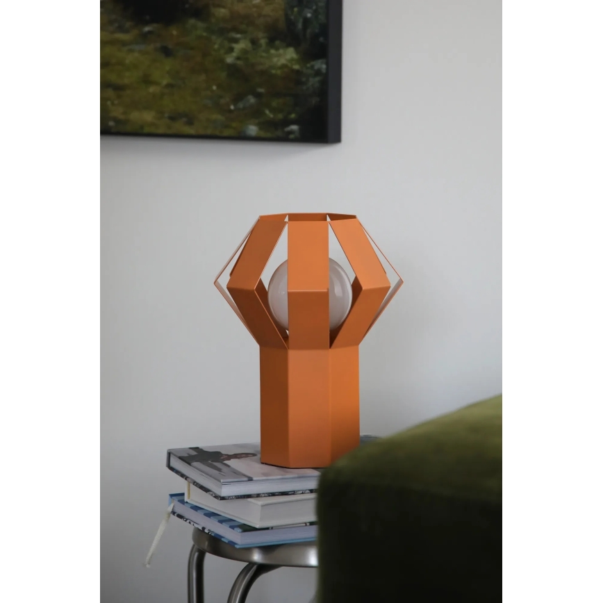 Markslöjd 109149 - Lampă de masă OCTA 1xE27/60W/230V portocalie