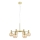 Markslöjd 109153 - Lustru suspendat pe cablu AMBRA 6xE14/40W/230V diam. 75 cm auriu/bej fumuriu