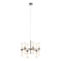 Markslöjd 109154 - Candelabru suspendat pe cablu ELARA 12xE14/40W/230V Ø 60 cm crom mat