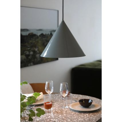 Markslöjd 109162 - Lustră suspendată pe cablu TIP 1xE27/60W/230V, diam. 37,5 cm, gri