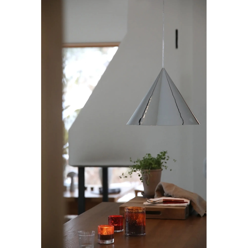 Markslöjd 109163 - Lustră suspendată pe cablu TIP 1xE27/60W/230V Ø 37,5 cm crom lucios