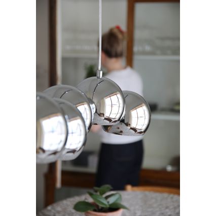 Markslöjd 109168 - Lustră suspendată CUPOLO 7xE14/40W/230V, crom lucios