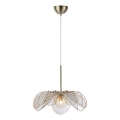 Markslöjd 109169 - Pendul pe cablu STYRKA, 1 x E27 / 40W / 230V, Ø 63 cm, bej