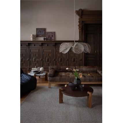 Markslöjd 109170 - Lampă suspendată pe cablu STYRKA, 1xE27/40W/230V, Ø 75 cm, bej