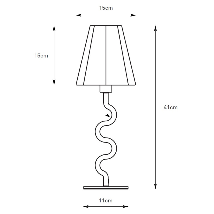 Markslöjd 109171 - Lampă de masă VEYA 1xE14/40W/230V, abajur din in, negru