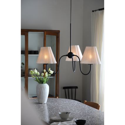 Markslöjd 109172 - Lustră suspendată pe cablu VEYA 3xE14/40W/230V Ø 90 cm in/negru
