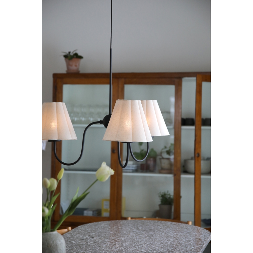 Markslöjd 109172 - Lustră suspendată VEYA pe cablu 3xE14/40W/230V in/negru