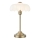 Markslöjd 109179 - Lampă de masă KURAGE 1xE27/60W/230V alamă/alb