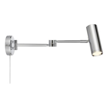 Markslöjd 109182 - Aplica de perete LED ARLO, dimmabilă, 4,9W/230V, crom lucios