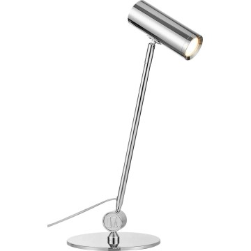Markslöjd 109184 - Lampă de masă LED reglabilă ARLO LED/4,9W/230V crom lucios