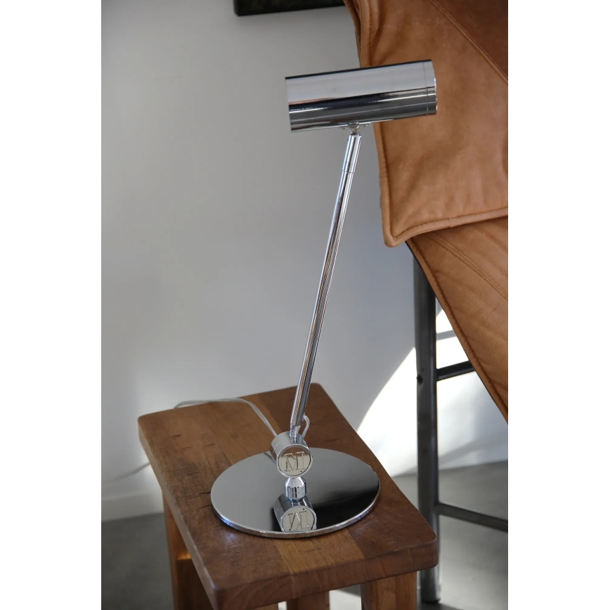 Markslöjd 109184 - Lampă de masă LED reglabilă ARLO LED/4,9W/230V crom lucios