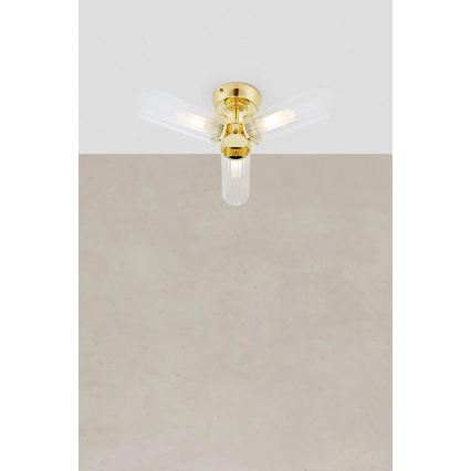 Markslöjd 109238 - Plafonieră aplicată pentru baie RIMINI 3xG9/20W/230V IP44 alamă