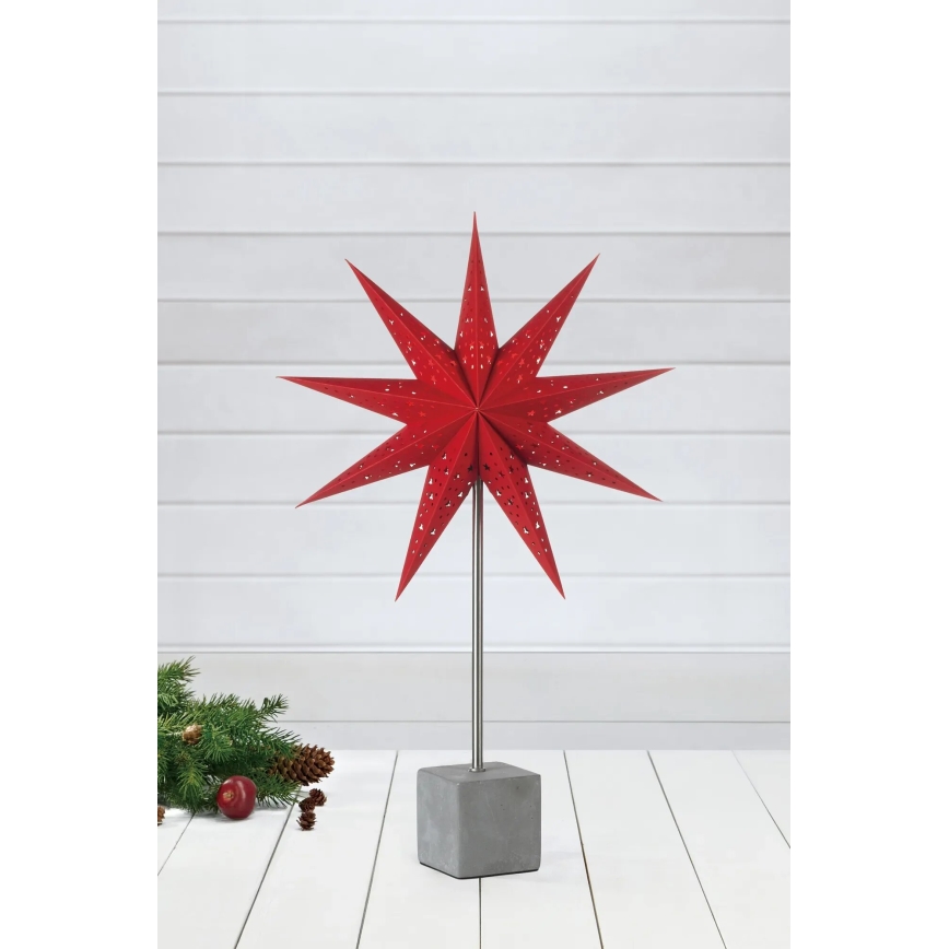 Markslöjd 702223 - Decorațiune de Crăciun HARD 1xE14/25W/230V roșie