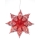 Markslöjd 702561 - Decorațiune de crăciun HALL 1xE14/25W/230V roșu 70 cm