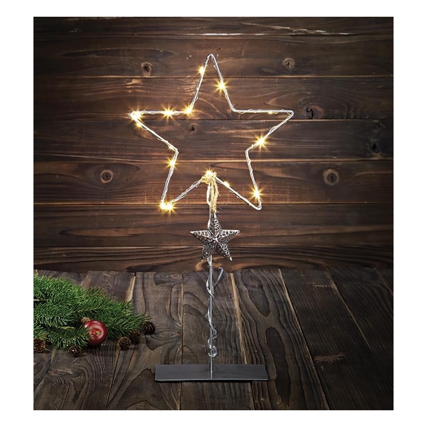 Markslöjd 703805 - LED Decorațiune de crăciun VIKHEM 15xLED/0,45W/4,5V