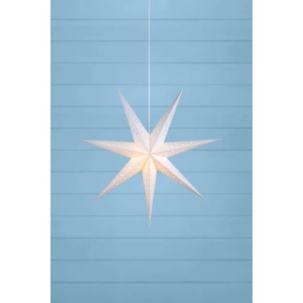 Markslöjd 703876 - Decorațiune de Crăciun SOLVALLA, Ø 75 cm, 1xE14/25W/230V, albă