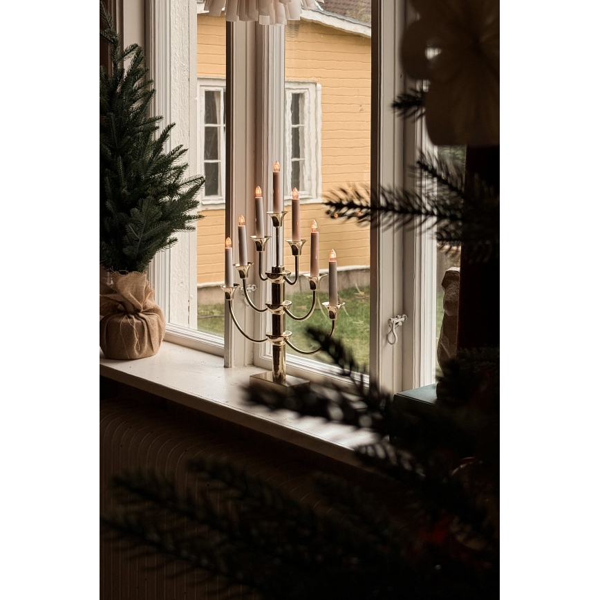 Markslöjd 704415 - Sfesnic de Crăciun GYLLING 7xE10/3W/230V auriu