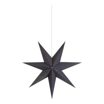 Markslöjd 705317 - Decorațiune de Crăciun BAROQUE 1xE14/25W/230V Ø 75 cm albastră