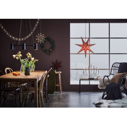 Markslöjd 705808 - Decorațiune de Crăciun EMBLA 1xE14/25W/230V Ø 75 cm maro