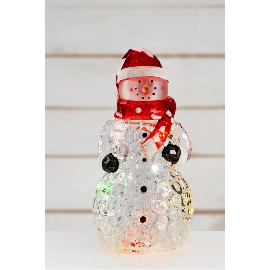 Markslöjd 706045 - Decorațiune LED de Crăciun HENRY, om de zăpadă, LED/0,06W/3xAAA