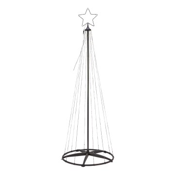 Markslöjd 706329 - decorațiune LED de Crăciun pentru exterior ABETO 200xLED/2,7W/230V 2m IP44 neagră