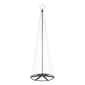Markslöjd 706330 - Decorațiune de Crăciun LED pentru exterior ABETO 380xLED/3,6W/230V 3m IP44 neagră