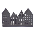 Markslöjd 706364 - Suport LED de Crăciun YORK 3xLED/0,1W/1xCR2032 negru