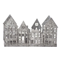 Markslöjd 706365 - Suport de Crăciun cu LED YORK 3xLED/0,1W/1xCR2032 gri