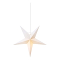 Markslöjd 706423 - Decorațiune de Crăciun ORION 1xE14/6W/230V Ø 42 cm albă