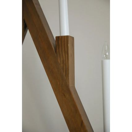 Markslöjd 706471 - Sfesnic de Crăciun BJURFORS 5xE10/3W/230V pin/maro